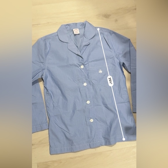 Brooks Brothers Light Blue Kids Pajama Set - Picture 5 of 6